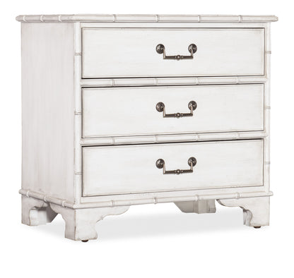 Charleston - Three-Drawer Nightstand - White