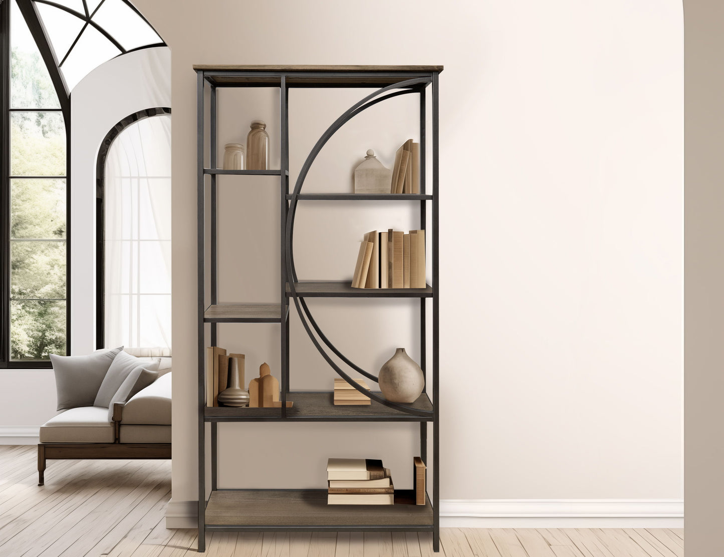 Zandria - Bookcase - Peanut