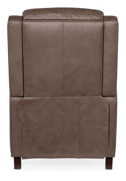 RC - Tricia Manual Push Back Recliner - Dark Brown