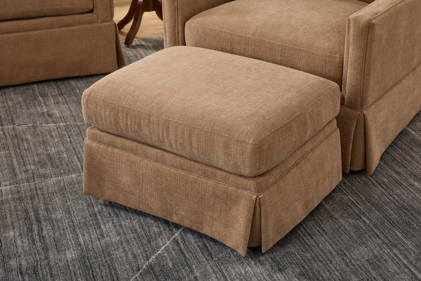 Lottie - Ottoman With Skirt Trim