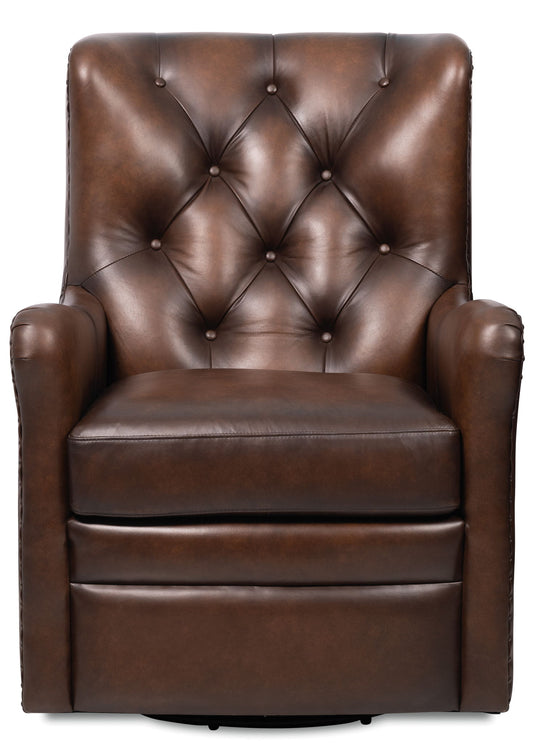 CC - Senda Swivel Chair - Dark Brown