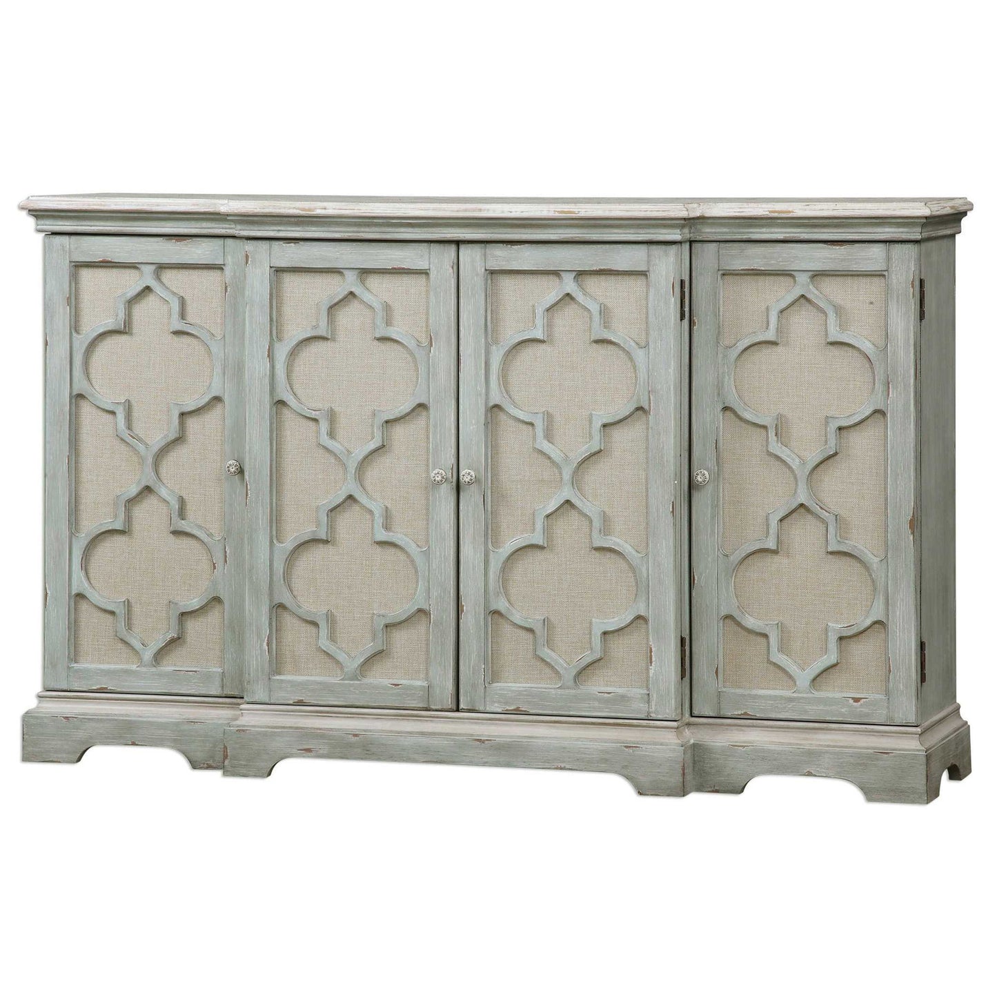 Sophie - 4 Door Cabinet - Gray