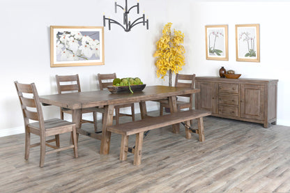Doe Valley - Wood Dining Table With Extensions With Turnbuckle - Buckskin