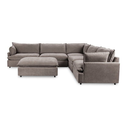 Caplan - 6 Piece Modular Sectional With Ottoman