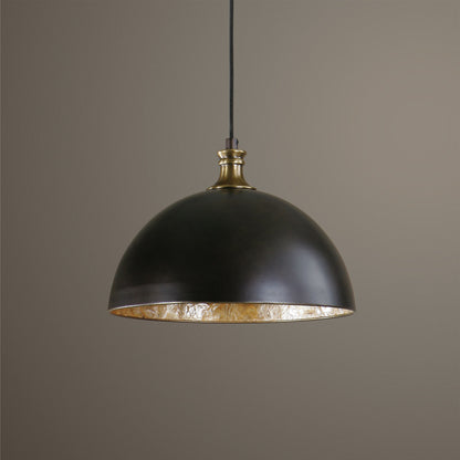 Placuna - 1 Light Pendant - Bronze