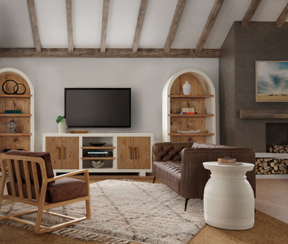 Big Sky - Tahoe Entertainment Console - Beige / Light Brown