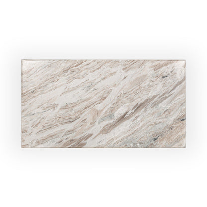 Bowman - Marble Rectangular Coffee Table - Rusty Gray