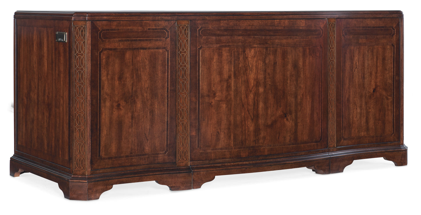 Charleston - Executive Desk - Dark Brown