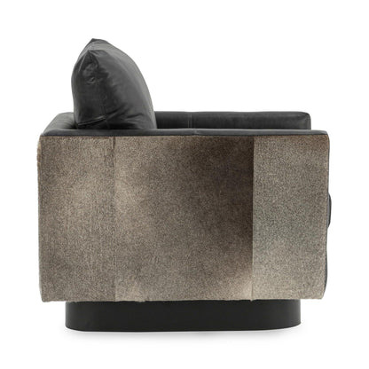 Lathe - Leather/Hide Accent Chair