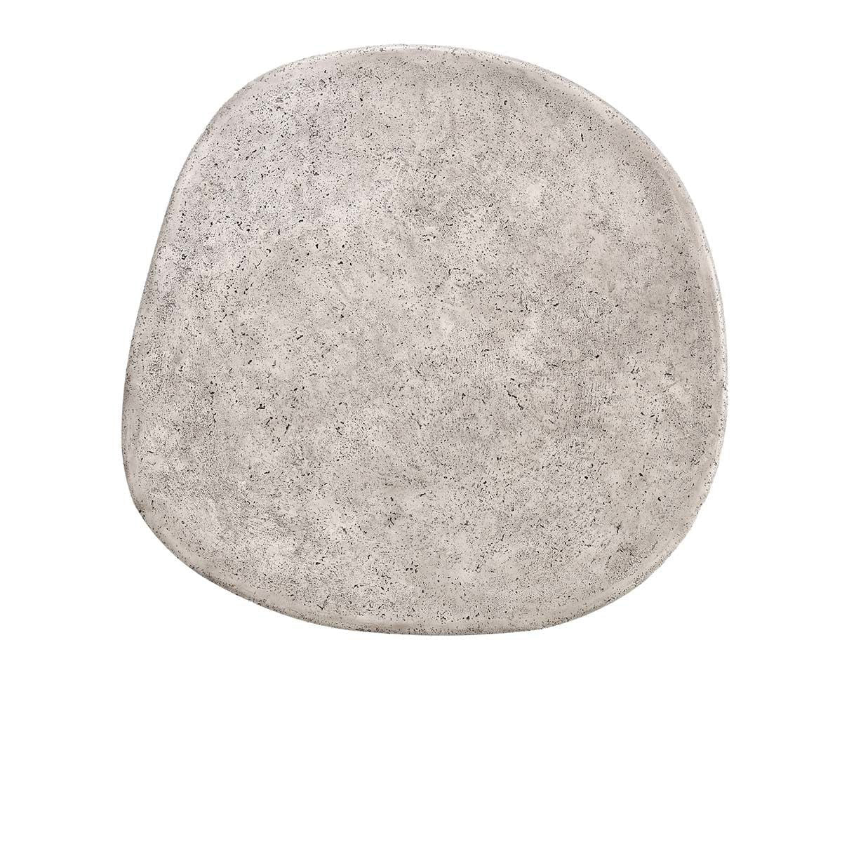 Britney - Outdoor Round Coffee Table - Light Gray