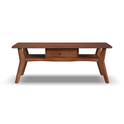 Ludwig - Occasional Rectangular Coffee Table with Drawer - Dark Brown