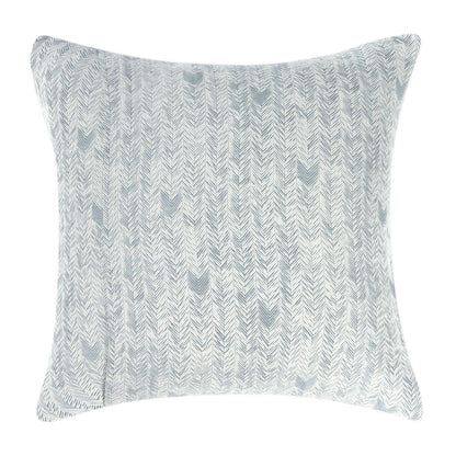 French Herringbone - Comforter Euro Sham - Storm