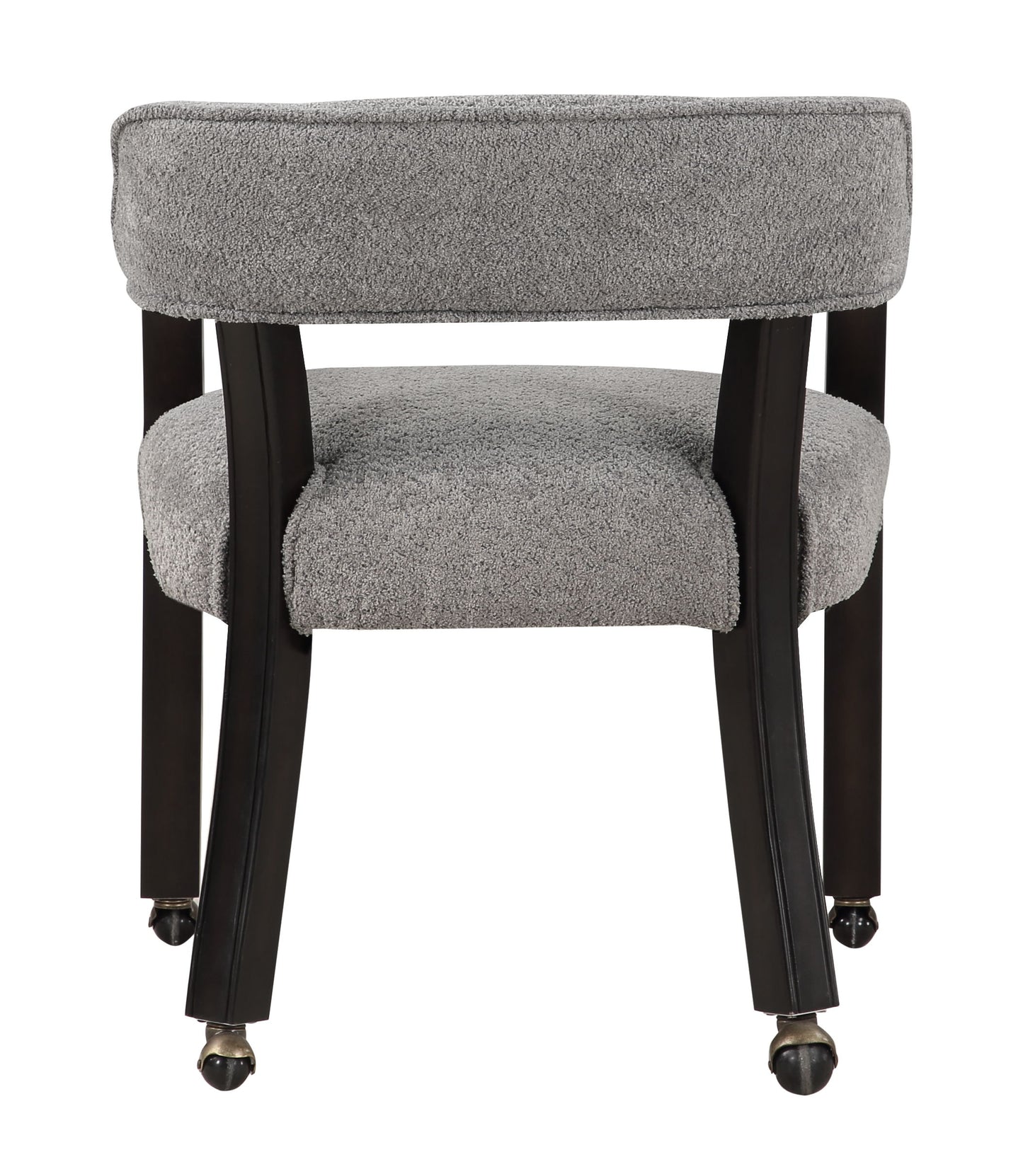 Vandusen - Castered Dining Chair - Black / Gray