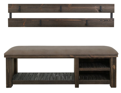 Dutton - Hall Tree - Rookwood Brown