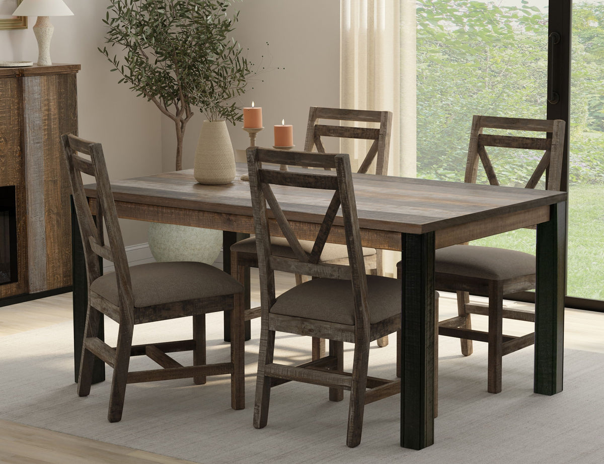 Loft - Table - Two Tone Gray / Brown