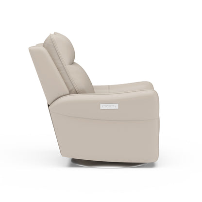 Spin - Swivel Power Recliner with Power Headrest & Lumbar