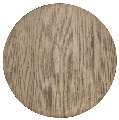 Commerce And Market - Round Robin Accent Table - Light Brown