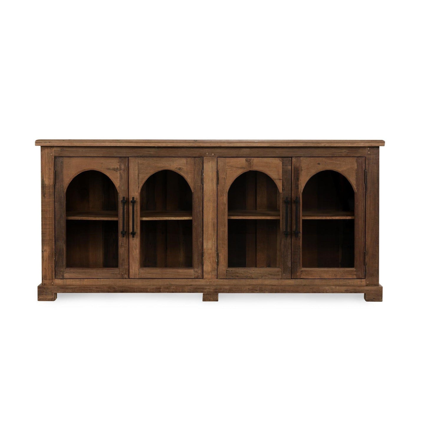 Zion - Wood 4 Door Cabinet - Natural