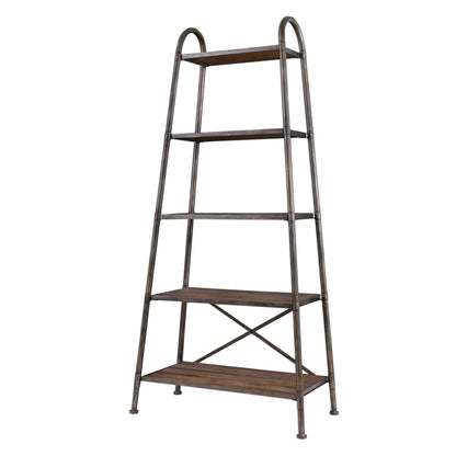 Zosar - Urban Industrial Etagere - Dark Brown