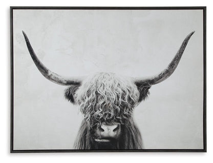 Pancho - Black / White - Wall Art