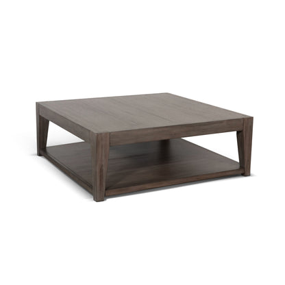Doe Valley - Mahogany Wood Coffee Table With Casters
