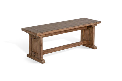 Doe Valley - Side Bench - Dark Brown