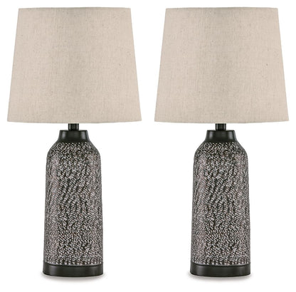 Lanson - Antique Bronze Finish - Metal Table Lamp (Set of 2)