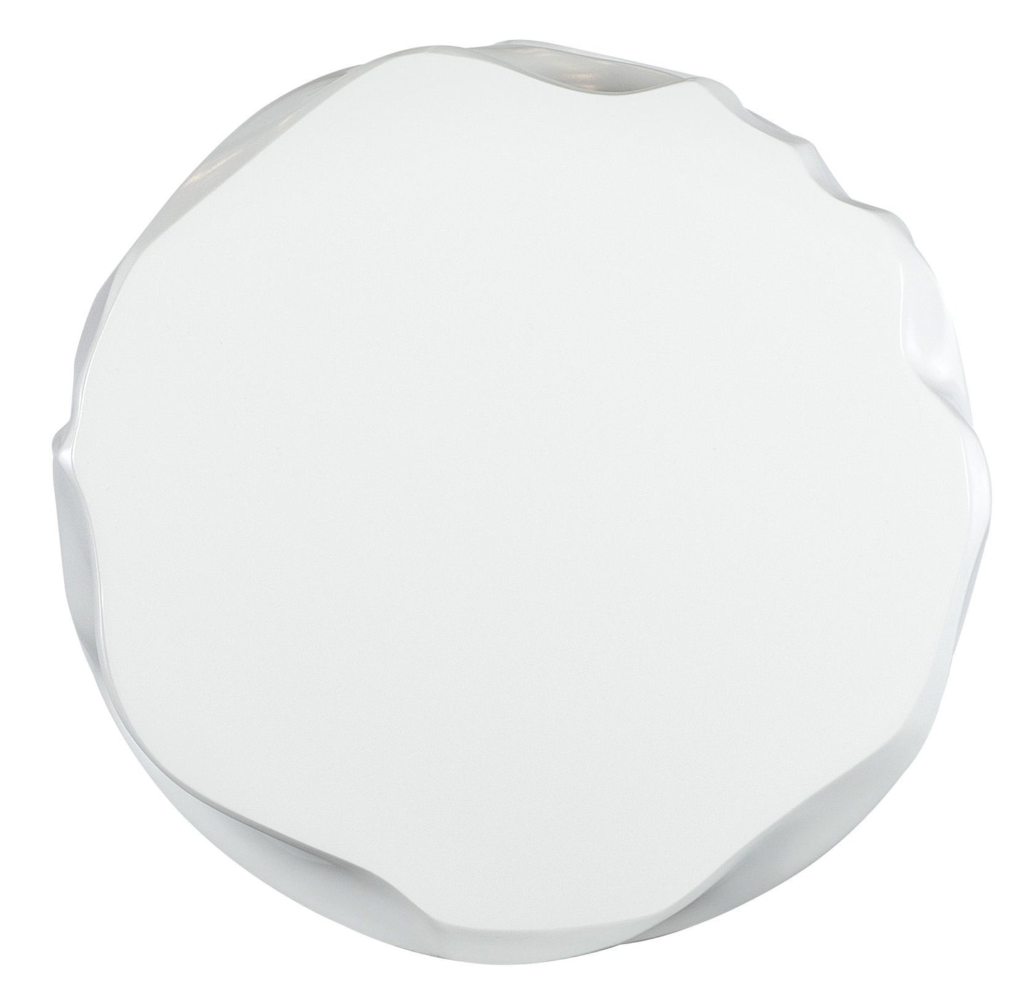 Melange - Alabaster End Table - White