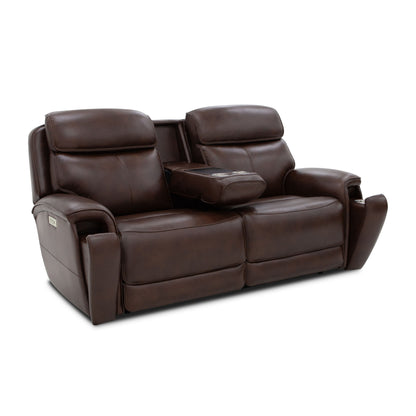 Walker - Power Reclining Loveseat With Console, Power Headrest & Lumbar
