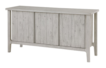 Albus - Three Door Credenza - Jasmine Aged White