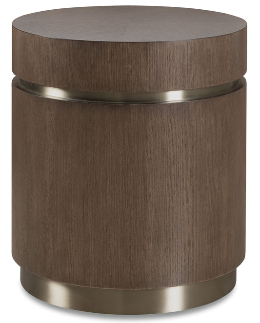 Commerce And Market - Roll With It Round End Table - Dark Brown