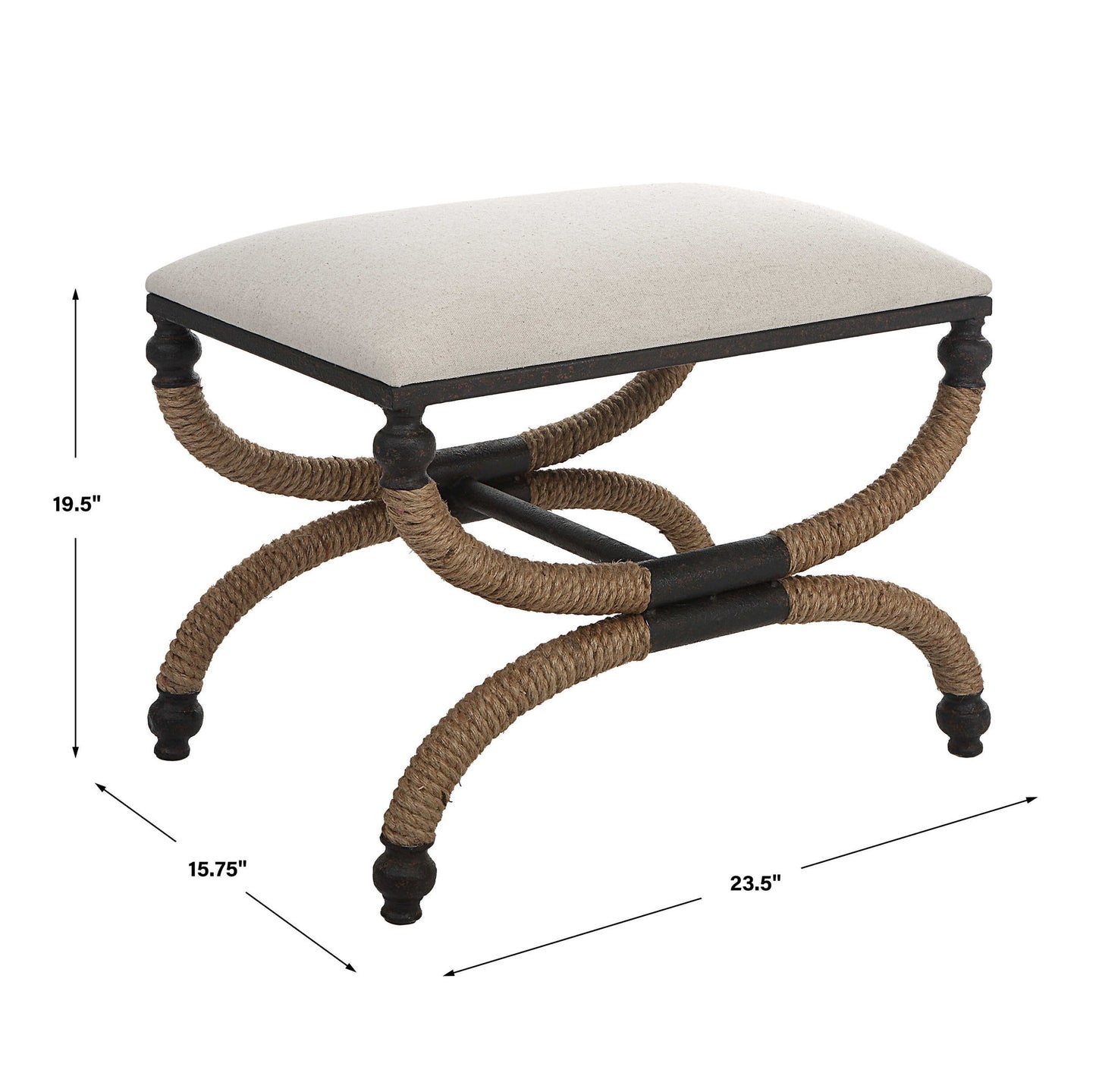 Icaria - Upholstered Small Bench