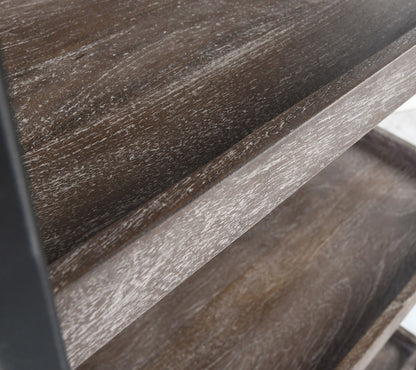 Evan - Single Bookshelf - Olive Brown