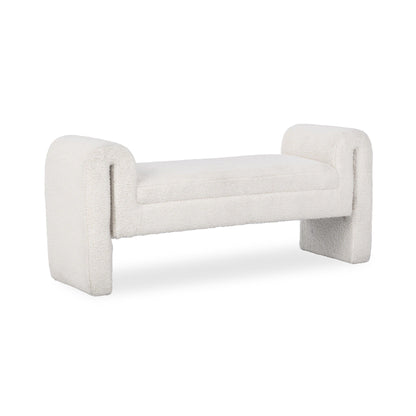 Ada - Bench - Ivory Fleece