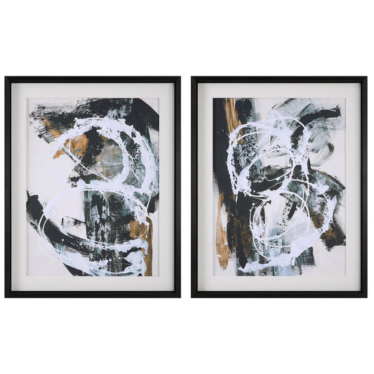 Winterland - Abstract Prints (Set of 2)