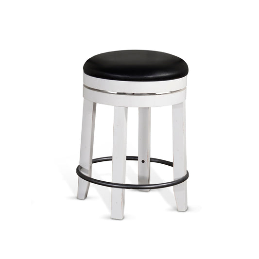 Carriage House - Swivel Stool With Cushion Seat