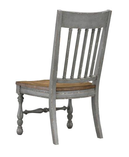 Weston - Dining Chairs (Set of 2) - Aged Blue Gray