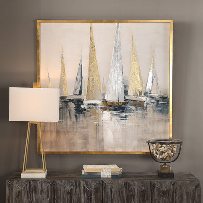 Regatta - Nautical Art - Blue