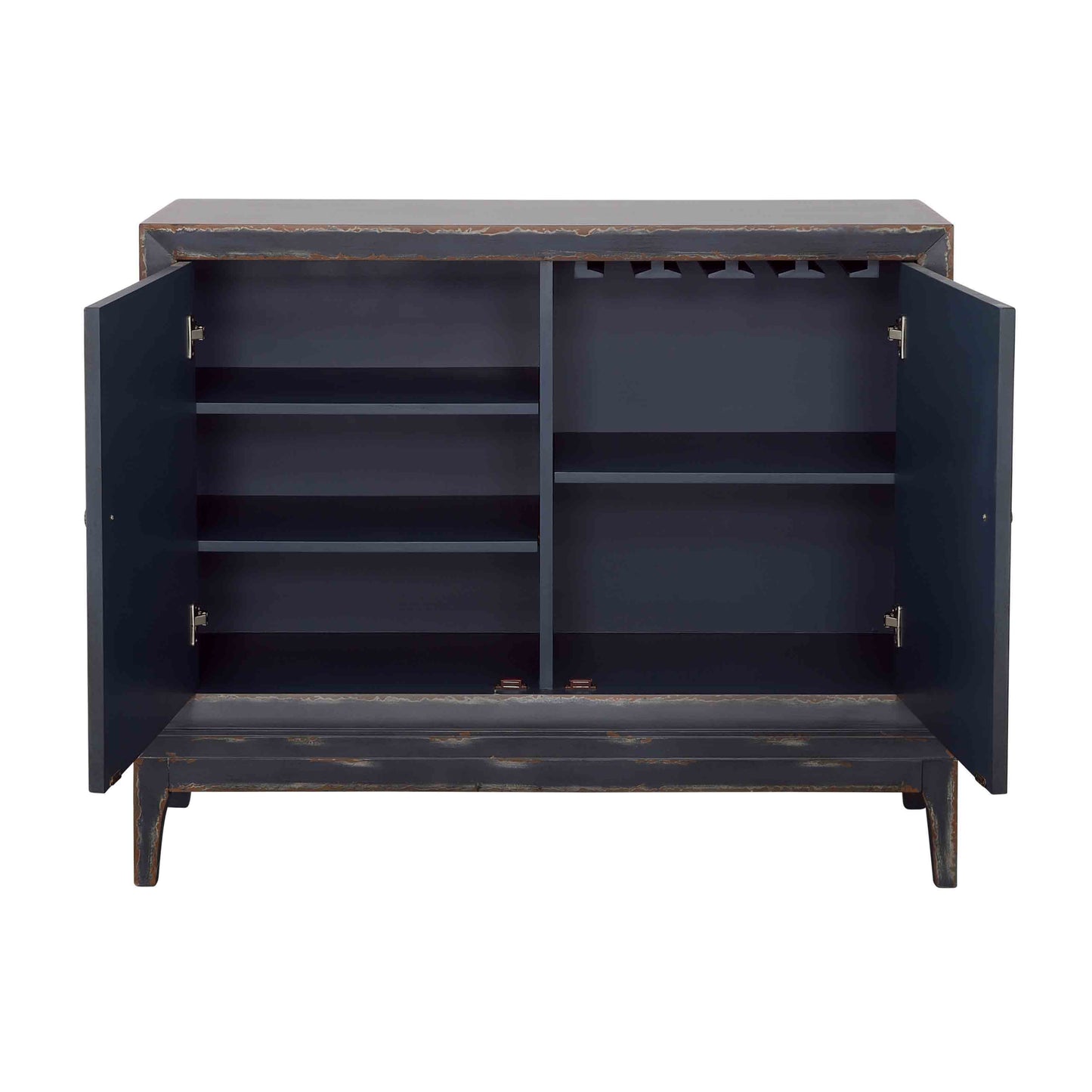 Thunderstruck - Two Door Bar Cabinet - Night Sky