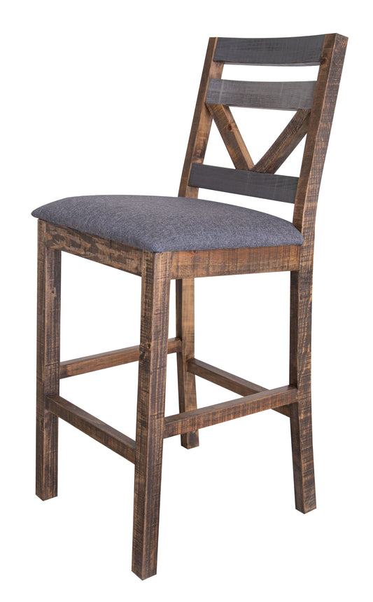 Loft Brown - Barstool - Two Tone Gray / Brown