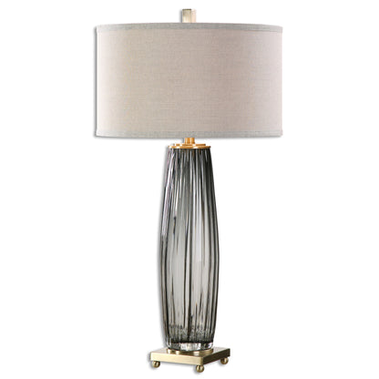 Vilminore - Glass Table Lamp - Gray