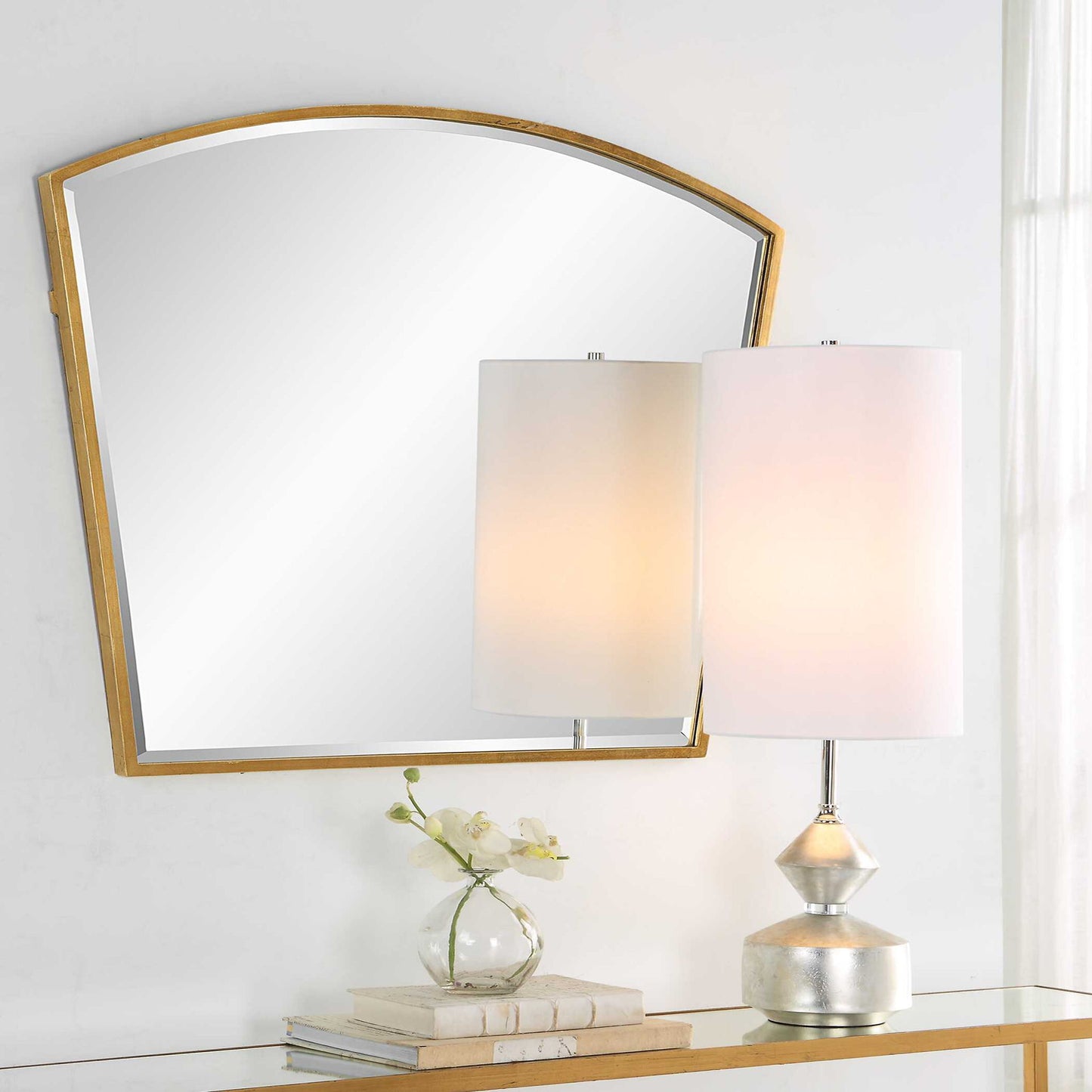 Boundary - Gold Arch Mirror