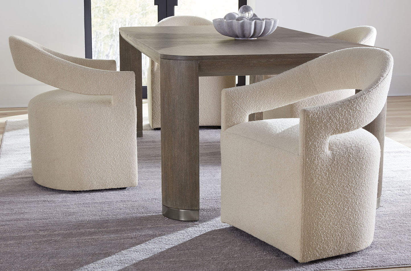 Modern Mood - Leg Dining Table With 1-24in Leaf