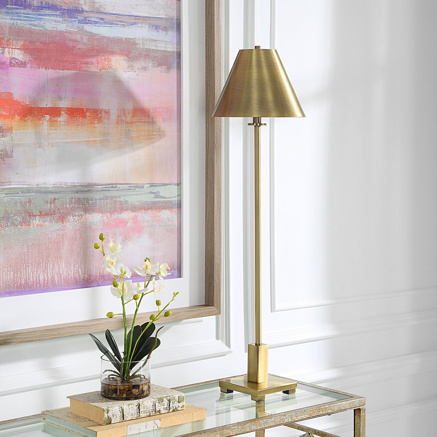 Pilot - Brass Buffet Lamp