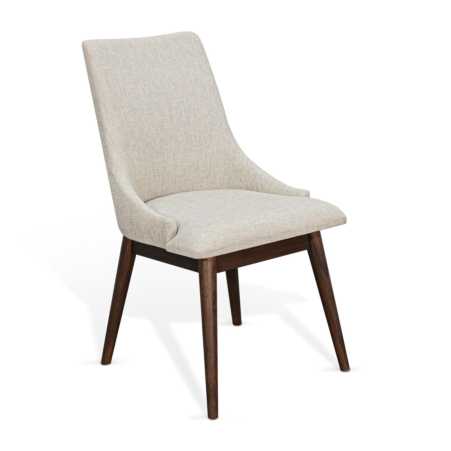 American Modern - Upholstered Cushion Seat Dining Chair (Set of 2) - Walnut