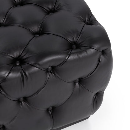 Briar - Square Ottoman - Midnight Raven