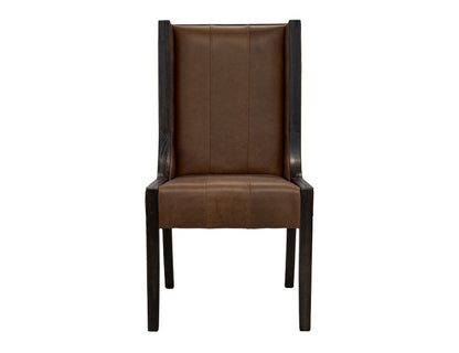 Balam - Leather Upholstered Chair (Set of 2) - Brown