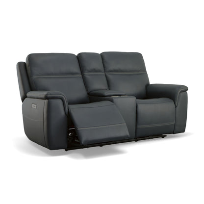 Sawyer - Power Reclining Loveseat With Console, Power Headrests, Lumbar
