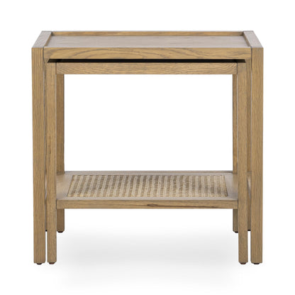 Devin - Solid Wood Nesting Accent Tables