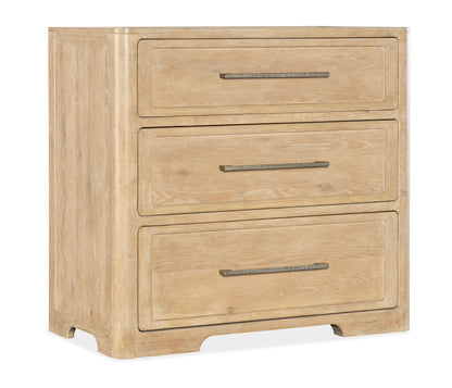 Retreat - Three-Drawer Nightstand - Beige